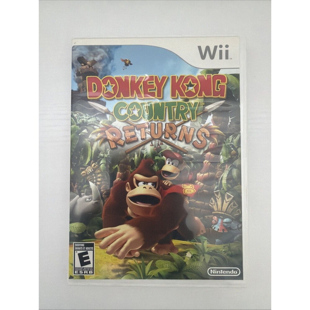 Nintendo Donkey Kong Country Returns Nintendo Wii Complete with Manual Tested